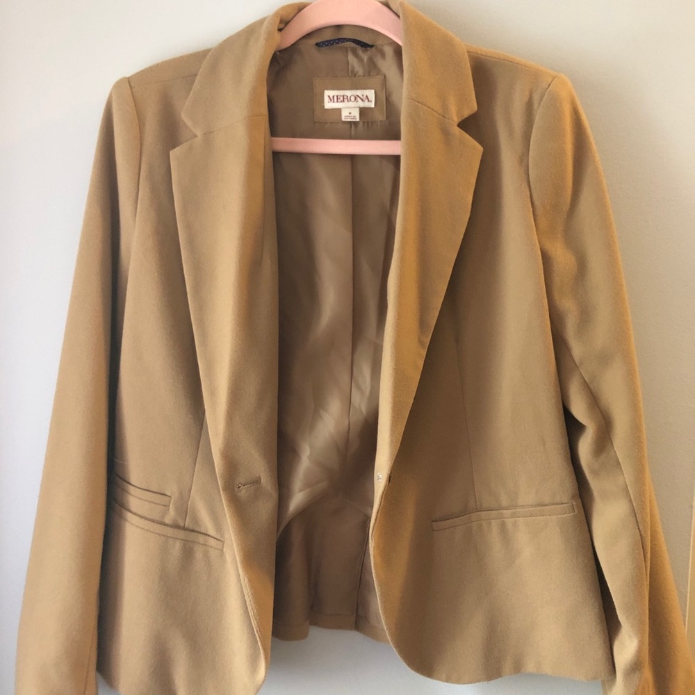Tan blazer